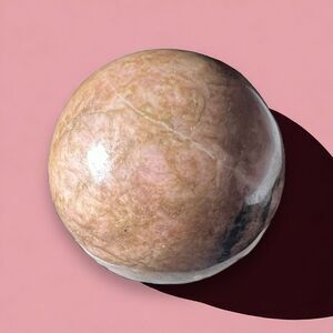 Rhodonite Crystal Mini Sphere Meditation Healing‎ Stone (#2)